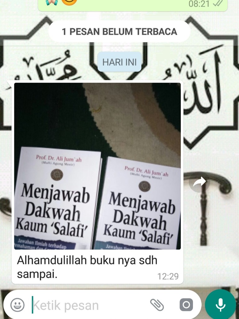 Testimoni pembeli: dua buku sampai dengan aman